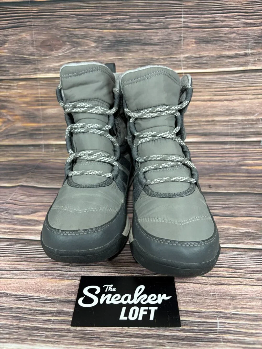 Sorel Whitney II‎ Short Lace Waterproof Gray Boots Women's Size 6